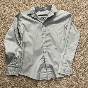 Grey izod youth dress shirt